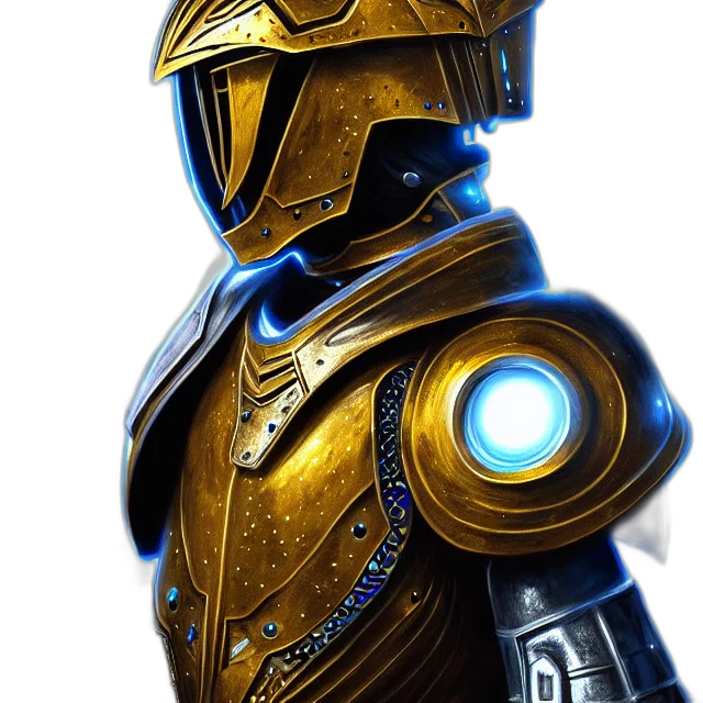robot, sword, mask, concept art transparent PNG cut-out