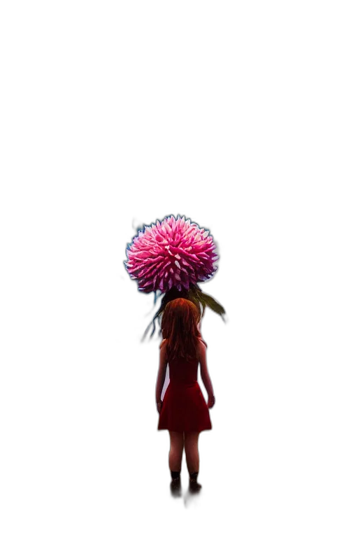 flower, umbrella, hair, hat transparent PNG cut-out