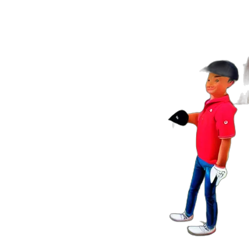 staff, hat, umbrella, robot transparent PNG cut-out