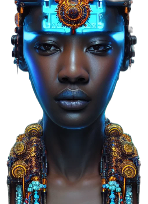 face, jewelry, robot, crown transparent PNG cut-out