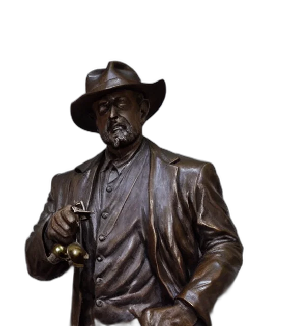 hat, jacket, staff, face transparent PNG cut-out
