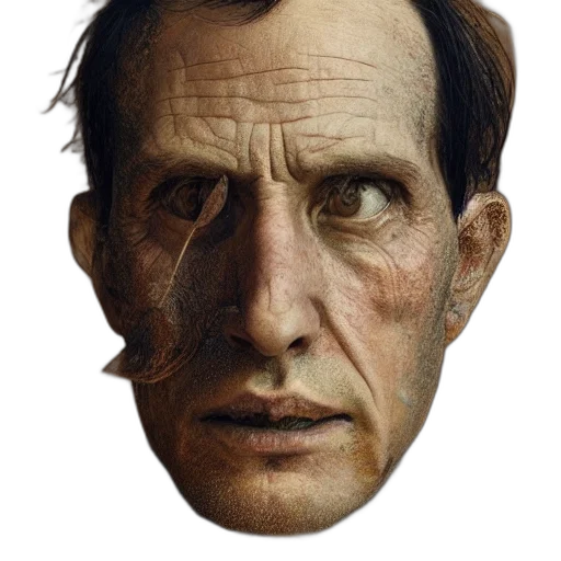 face, mask, creature, staff transparent PNG cut-out