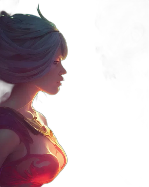 fantasy art, comic book art, concept art, anime transparent PNG cut-out