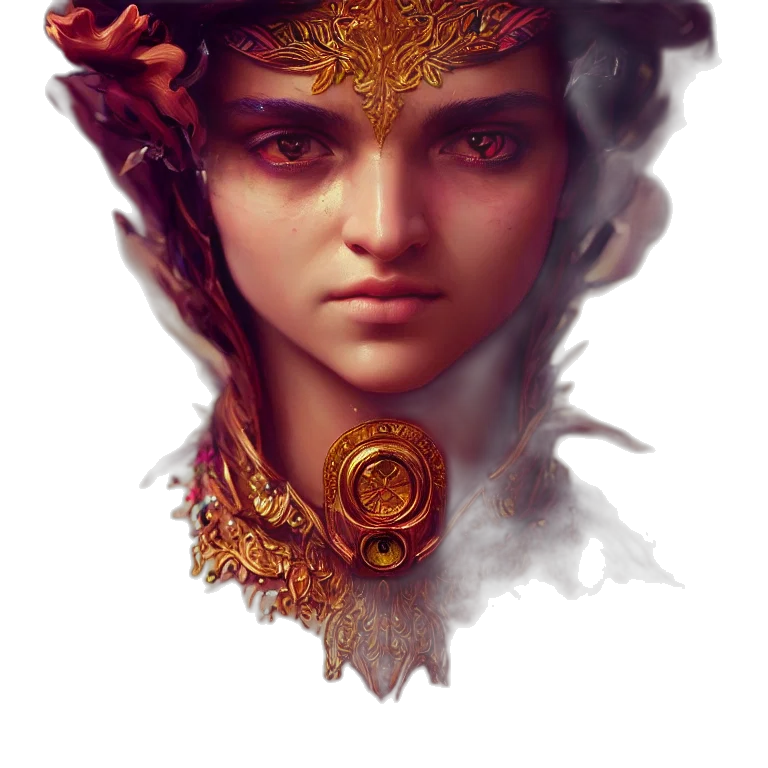 face, crown, mask, jewelry transparent PNG cut-out
