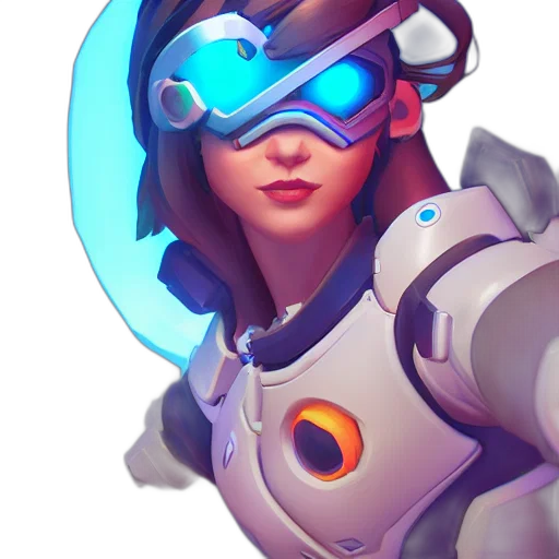 robot, face, staff, weapon transparent PNG cut-out