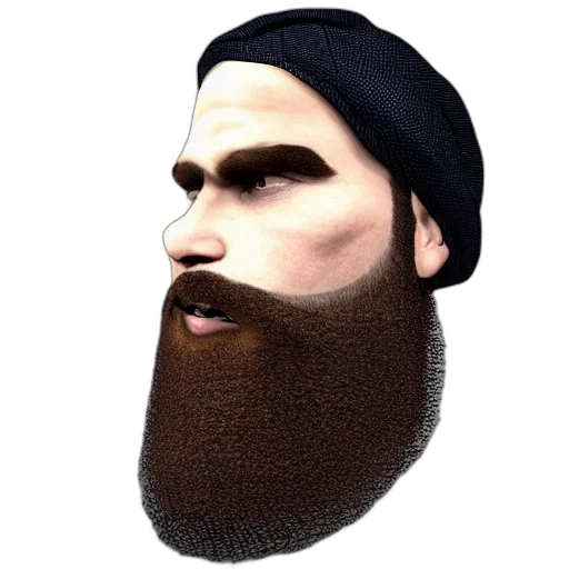 face, hat, mask, hair transparent PNG cut-out