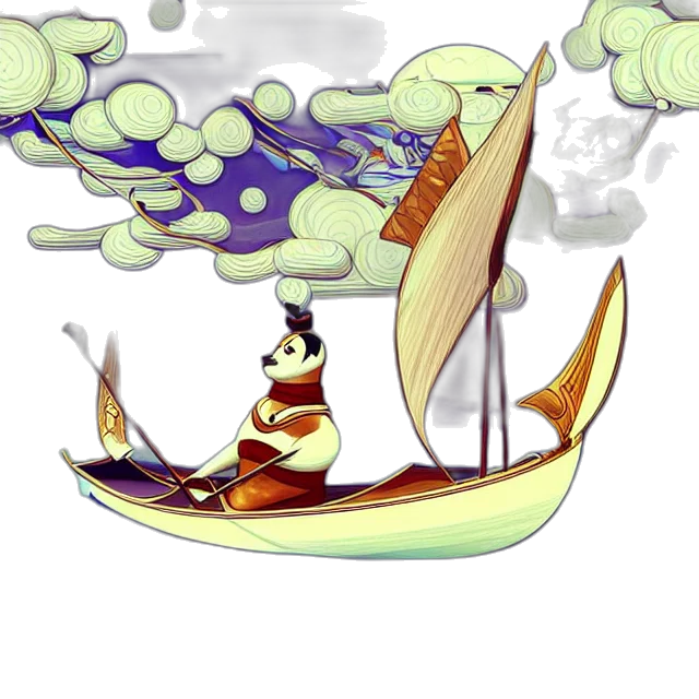 dragon, staff, umbrella, concept art transparent PNG cut-out