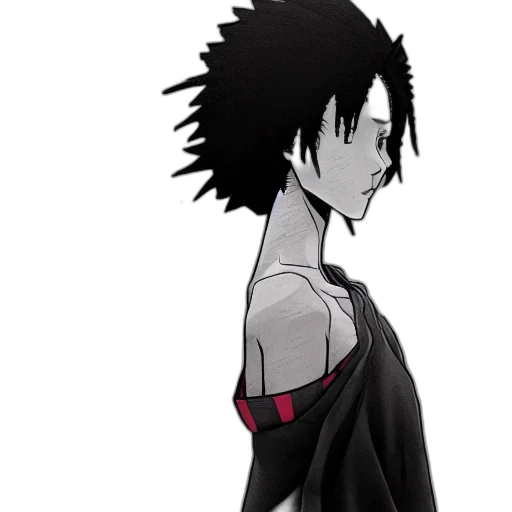 dress, mask, creature, hair transparent PNG cut-out