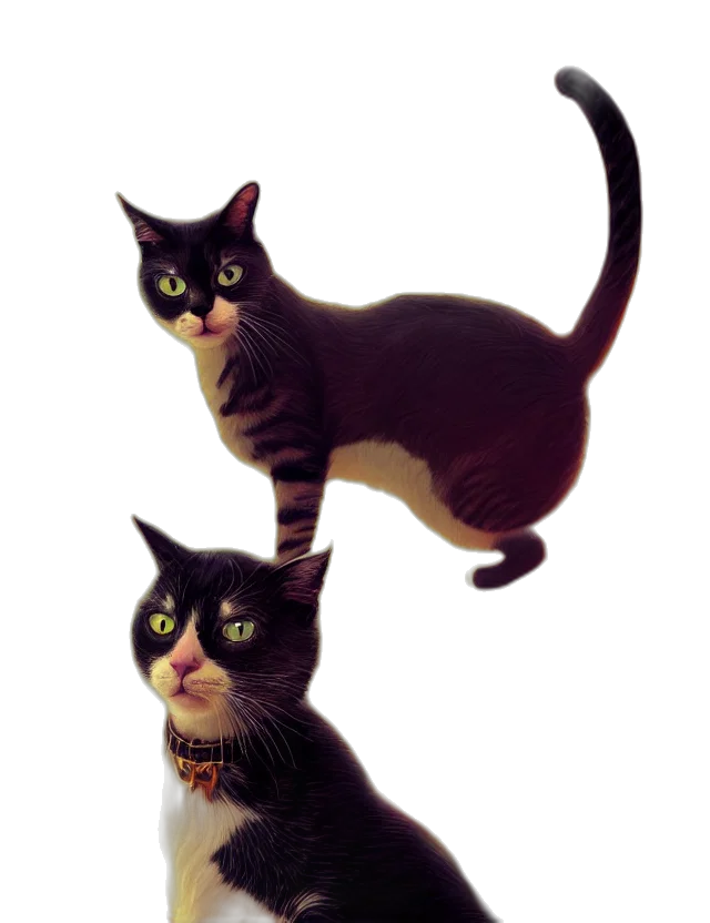 animal, photorealistic, concept art, 3d render transparent PNG cut-out