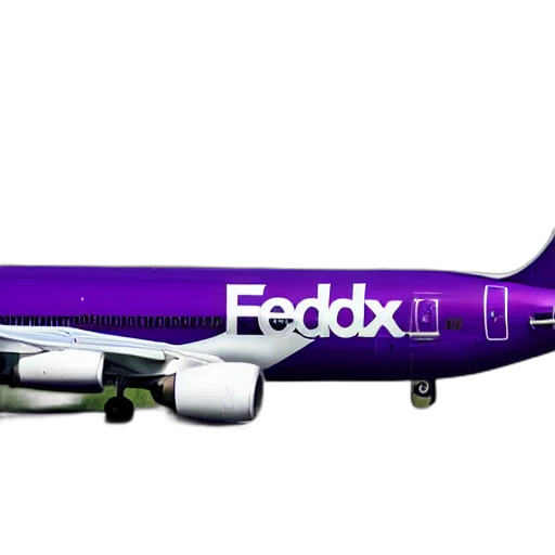 3d render, concept art, vaporwave, fedex transparent PNG cut-out