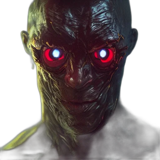 robot, face, mask, creature transparent PNG cut-out