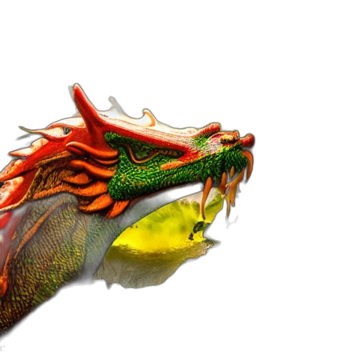 dragon, shoes, mask, crown transparent PNG cut-out
