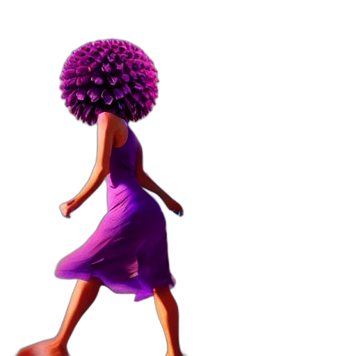 dress, flower, hair, hat transparent PNG cut-out