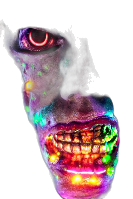 mask, face, creature, crown transparent PNG cut-out