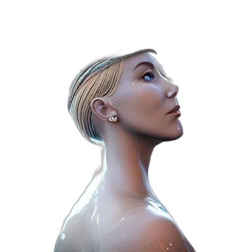jewelry, face, crown, robot transparent PNG cut-out