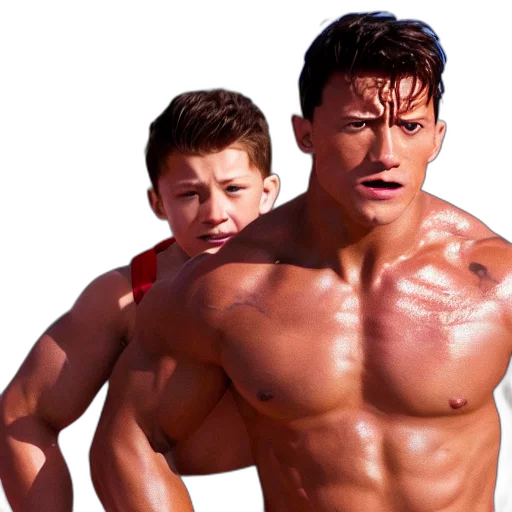 photorealistic, 3d render, dwayne, johnson transparent PNG cut-out