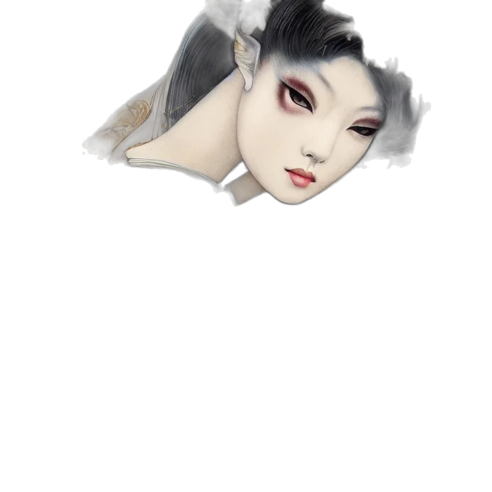 mask, face, creature, jewelry transparent PNG cut-out