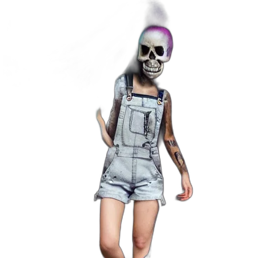 dress, creature, mask, face transparent PNG cut-out