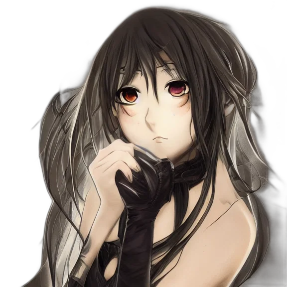 mask, hair, face, anime transparent PNG cut-out