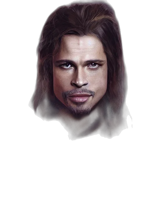 face, hair, mask, photorealistic transparent PNG cut-out