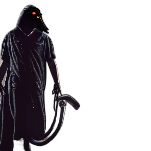 creature, staff, mask, concept art transparent PNG cut-out