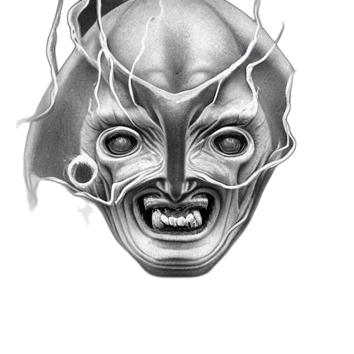 mask, face, crown, creature transparent PNG cut-out