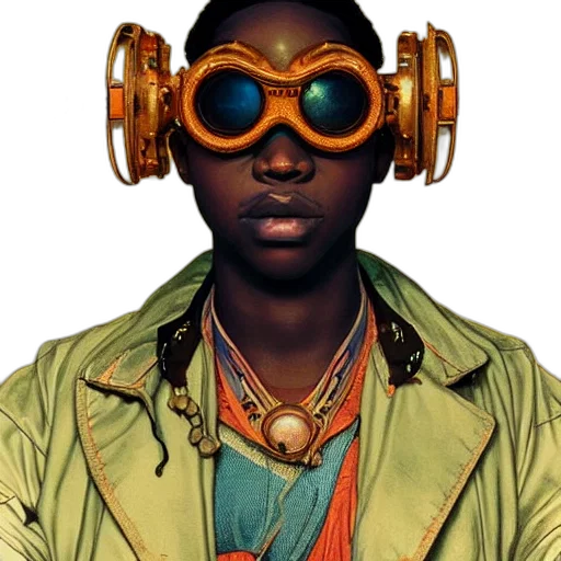 jewelry, mask, face, staff transparent PNG cut-out