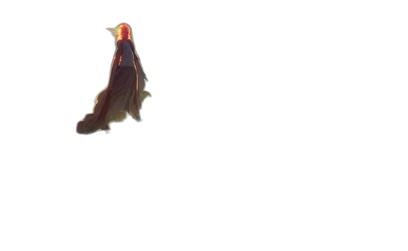 creature, hair, dress, dragon transparent PNG cut-out