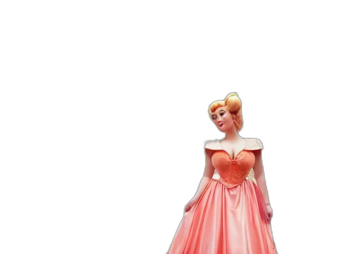 dress, 3d render, concept art, photorealistic transparent PNG cut-out