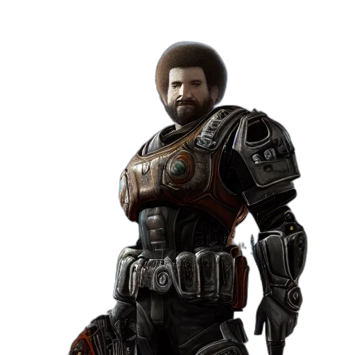 robot, weapon, concept art, 3d render transparent PNG cut-out