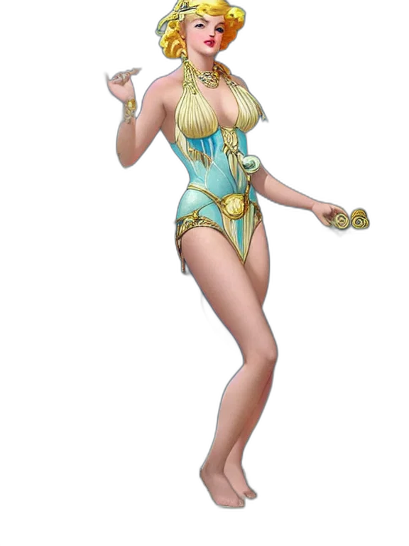 dress, staff, fantasy art, concept art transparent PNG cut-out