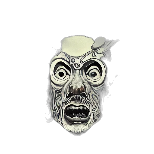 mask, face, staff, jewelry transparent PNG cut-out