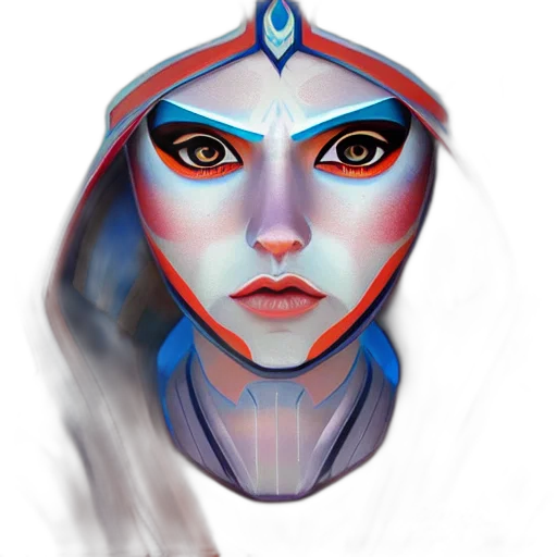 face, mask, jewelry, fantasy art transparent PNG cut-out