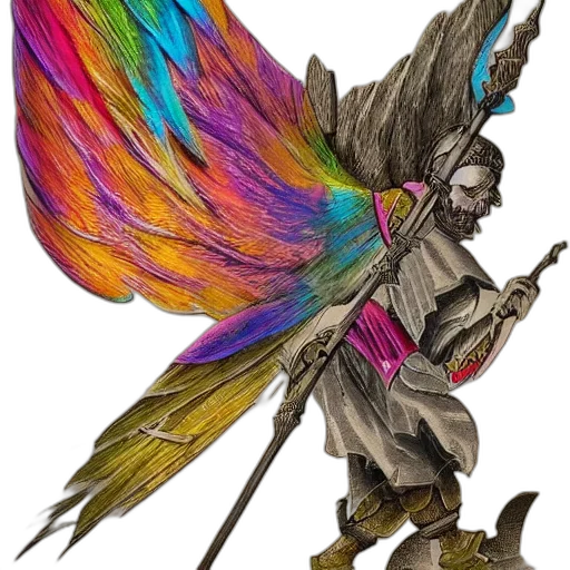 staff, sword, weapon, dragon transparent PNG cut-out