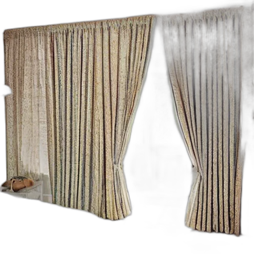 furniture, 3d render, earth tones, bedroom transparent PNG cut-out