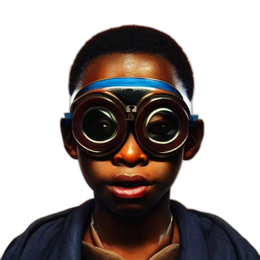 mask, face, staff, robot transparent PNG cut-out
