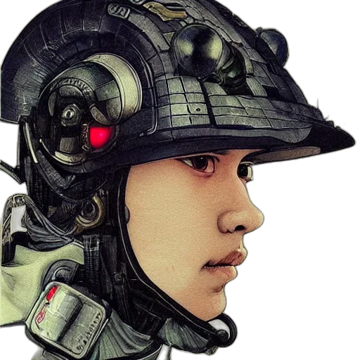 face, robot, mask, hat transparent PNG cut-out