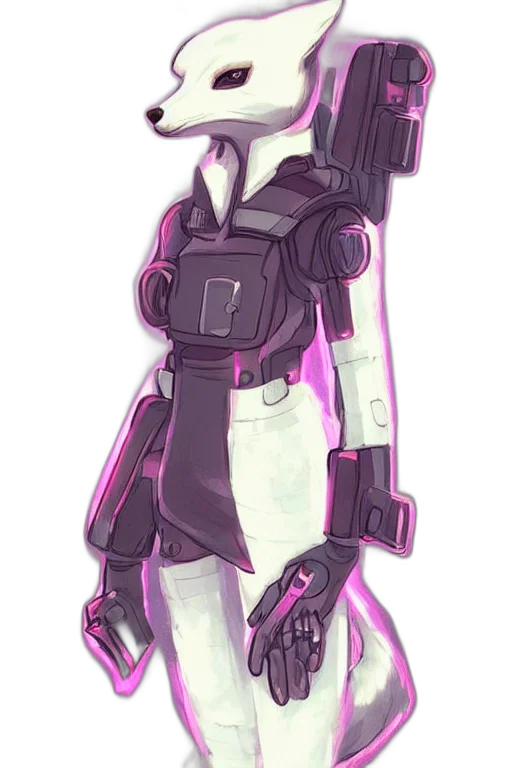 robot, staff, weapon, jacket transparent PNG cut-out