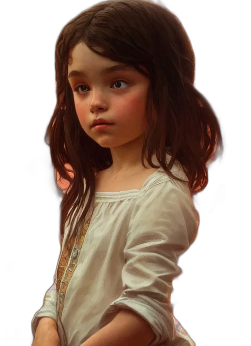 dress, face, staff, crown transparent PNG cut-out