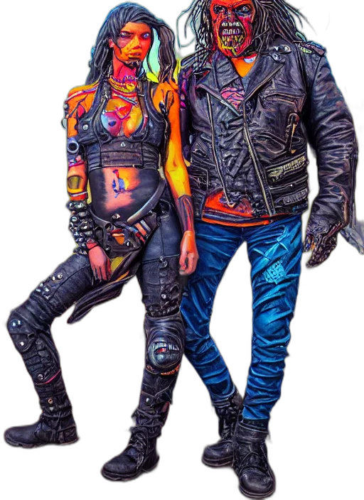 jacket, cyberpunk, concept art, comic book art transparent PNG cut-out
