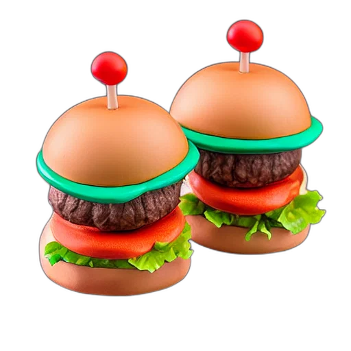 food, 3d render, photorealistic, concept art transparent PNG cut-out