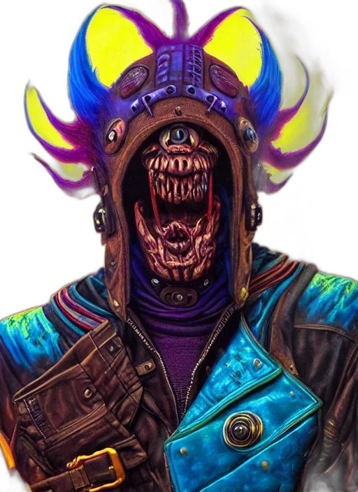 mask, jacket, face, creature transparent PNG cut-out