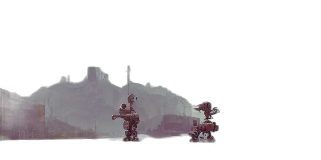 robot, weapon, sword, concept art transparent PNG cut-out