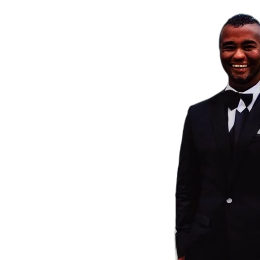 staff, jacket, face, photorealistic transparent PNG cut-out