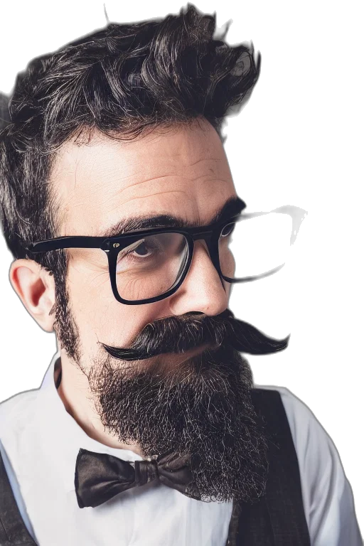 face, hair, staff, cartoon transparent PNG cut-out