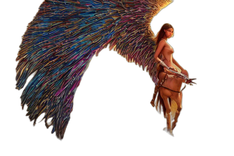 animal, fantasy art, concept art, pixel art transparent PNG cut-out