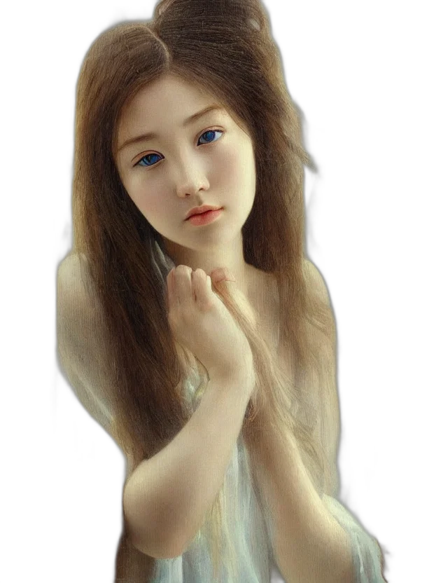 jewelry, face, dress, photorealistic transparent PNG cut-out