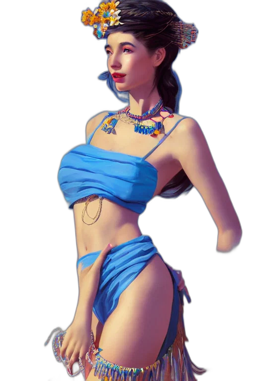 dress, jewelry, concept art, fantasy art transparent PNG cut-out