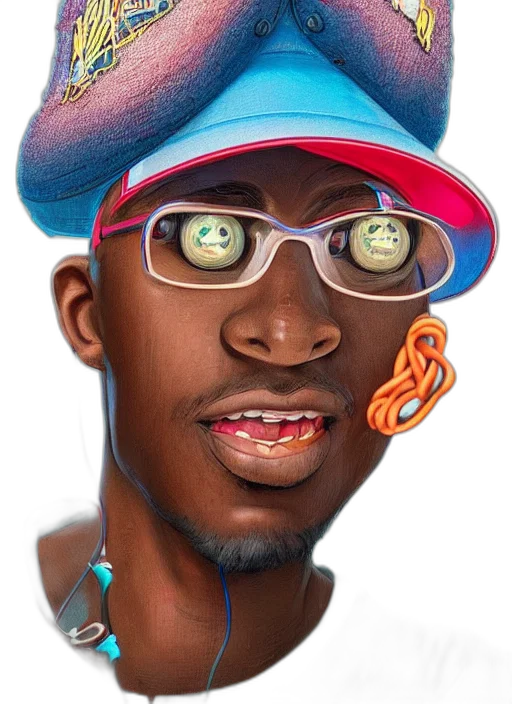 hat, face, jewelry, mask transparent PNG cut-out