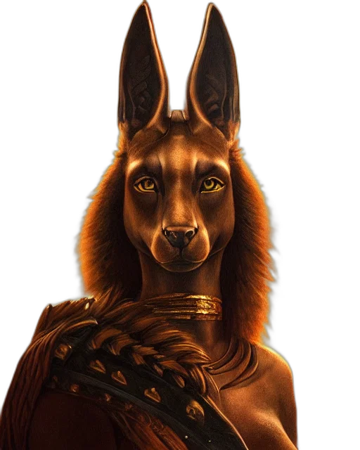 staff, animal, mask, fantasy art transparent PNG cut-out
